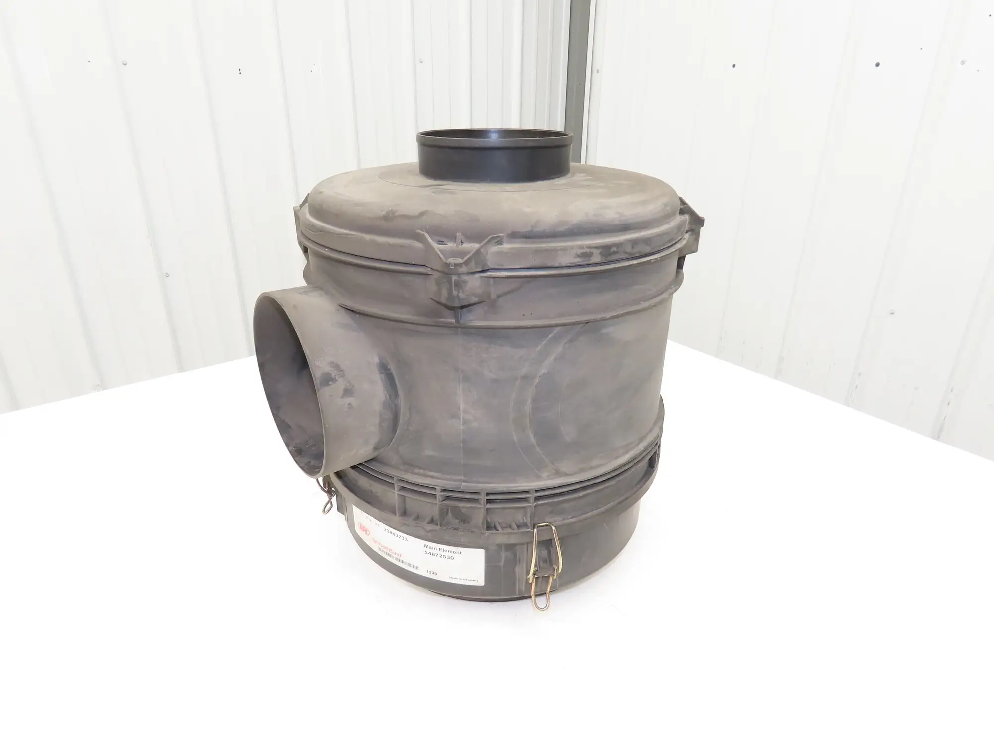 Ingersol Rand Air Compressor Air Filter Housing R150TU Model 5x6" Inlet/Outlet
