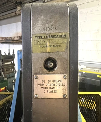 USED 1995 BTM BTM P-5-H X 4.5" STROKE TE-150 A=14.8" PRESS