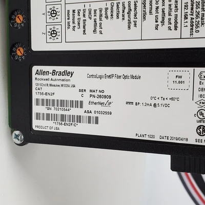 Allen-Bradley 1756-EN2F Industrial Networking, Connectivity & Interface Modules | American Industrial Supply Co. (7)