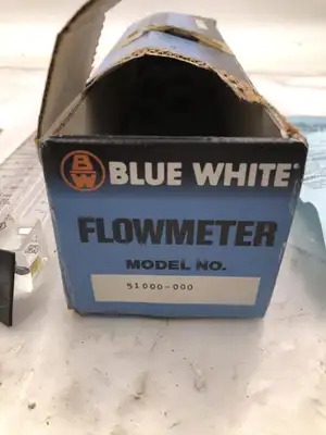 Blue White 51000-000 Acrylic Pitot Tube Flowmeter 0-30GPM -NIB
