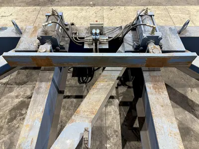 250 TON X 21' CAMBCO HYDRAULIC BEAM CAMBERING / BENDING MACHINE: YOBRO #24412