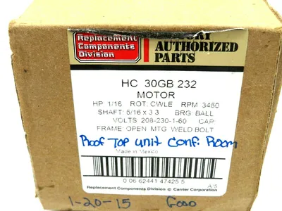 NEW FASCO MOTOR