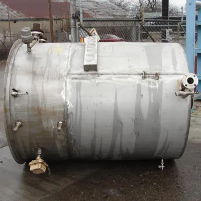 SPC6027  Tank 700 gallon vertical tank, Stainless Steel, flat