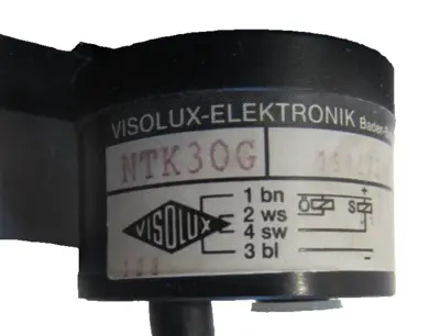 NEW VISOLUX ELEKTONIK NTK30G PROXIMITY SWITCH
