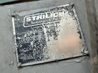 48" WIDE STRILICH MODEL #448 POWERED SLITTER: STOCK #23999