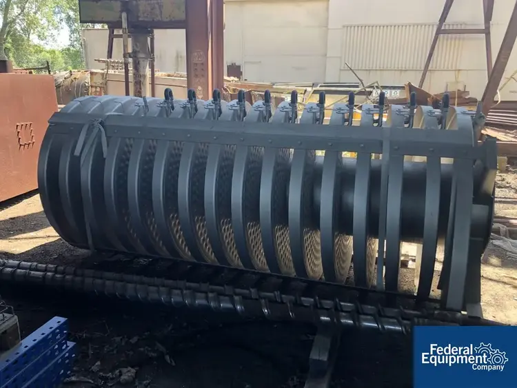 Used N/A Stainless Steel Vertical Pellet Cooler Extrusion Downstream Ohio US | Federal Equipment Company #130963