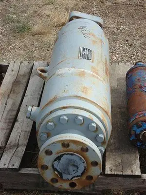 USED NIXCO 3" INLINE FLOW THRU PULSATION DAMPENER
