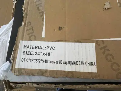PVC Ceiling Tile Sheets 2 ft x 4 ft - 10-Pack