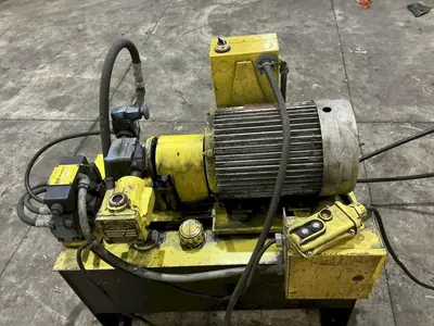 100 TON PEDDINGHAUS MODEL #WP-100-12  PORTABLE HYDRAULIC WEB PUNCH PRESS: YOBRO #24626