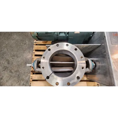 Used 10" Stainless Steel Flo-Tronics Rotary Airlock Feeder Valve