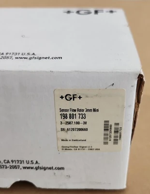 NEW Georg Fischer 3-2507.100-3V