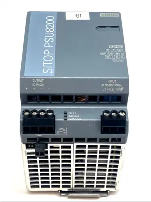 Used Siemens Power Supply 24V DC 20A DIN Rail, SITOP PSU8200 DIN Rail Power Supplies Michigan US | Maverick Industrial Sales #1401863