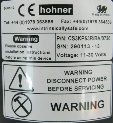 NEW HOHNER CS3KP53R/BA/0720 ENCODER CS3KP53RBA0720