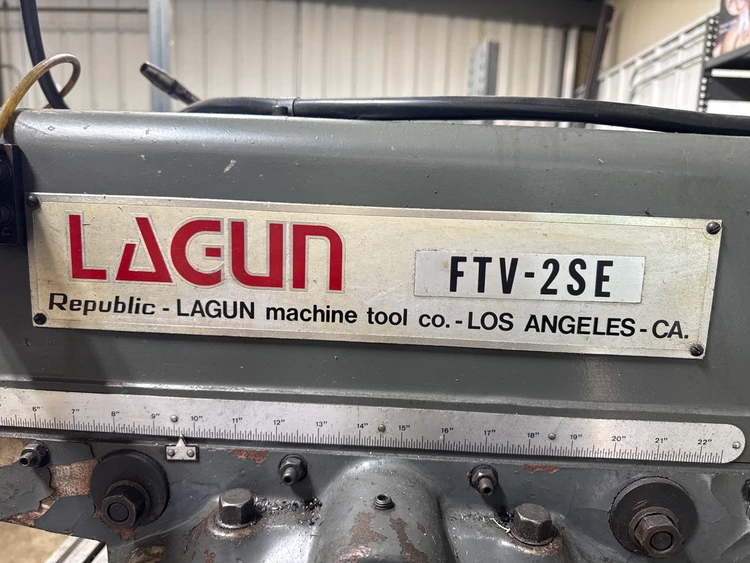 Used LAGUN FTV-2SE Vertical Mills Illinois US | Aucto #1355308