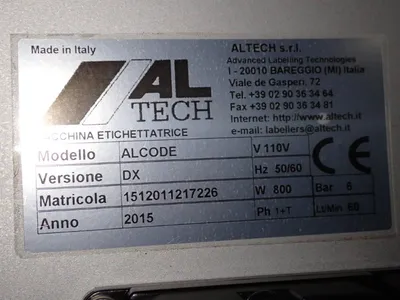 Used 2015 ALTECH ALCODE Miscellaneous Packaging Equipment Ohio US | HGR 24 #756668