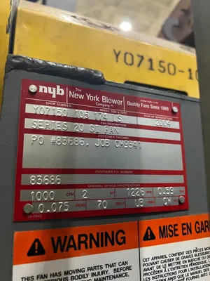 USED 2003 WISCONSIN OVEN Batch 10/5.5/5.5-G10