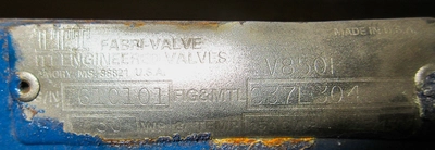 NEW ITT FABRI VALVE 1395