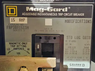 Used SQUARE D FA100-3MC6 Misc Electrical & Power Parts British Columbia CA | Lenmark #1439707