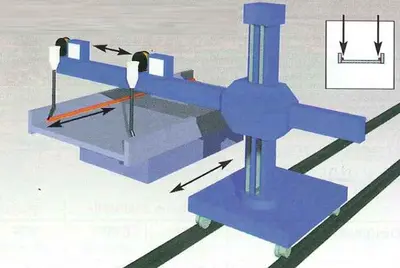 USED ESAB WELDING CRANE FOR COMPOSITE BEAMS