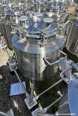 Used 103 Liter / 27.2 Gallon Precision Stainless Jacketed Tank