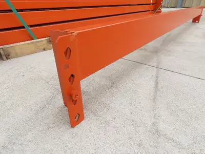 Interlake 84"x 4" Teardrop Pallet Racking Rack Step Beam Crossmember 6010Lb