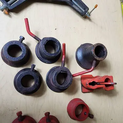 Woodworking Tools including Pittsburgh Vise, Corner Clamps