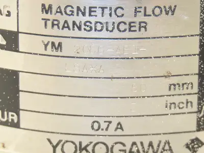Yokogawa YM 208G-AB1-LSAXA Flow Meter 3" Tube Hazardous Location