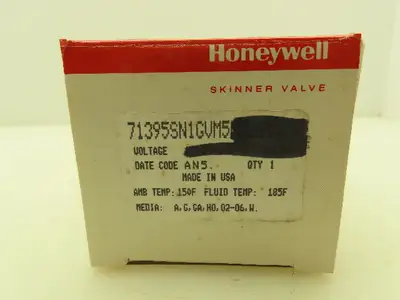 Honeywell Skinner 71395SN1GVM5 Solenoid Valve 3-Way NC 150 PSI 1/8" NPT No Coil