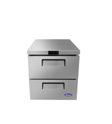 New | in-Stock Atosa New Atosa MGF8420GR 27'' Two-Drawer Undercounter Freezer Undercounter Freezers Illinois US | Falcon Restaurant Supply #1375533