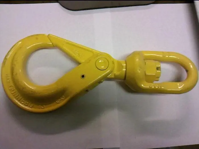 New | in-Stock AFTERMARKET 0503762 1/2 SELF LOCKING SAFETY SWIVEL HOOK Parts & Accessories (Material Handling) Pennsylvania US | East West Machinery & Drilling #1416641