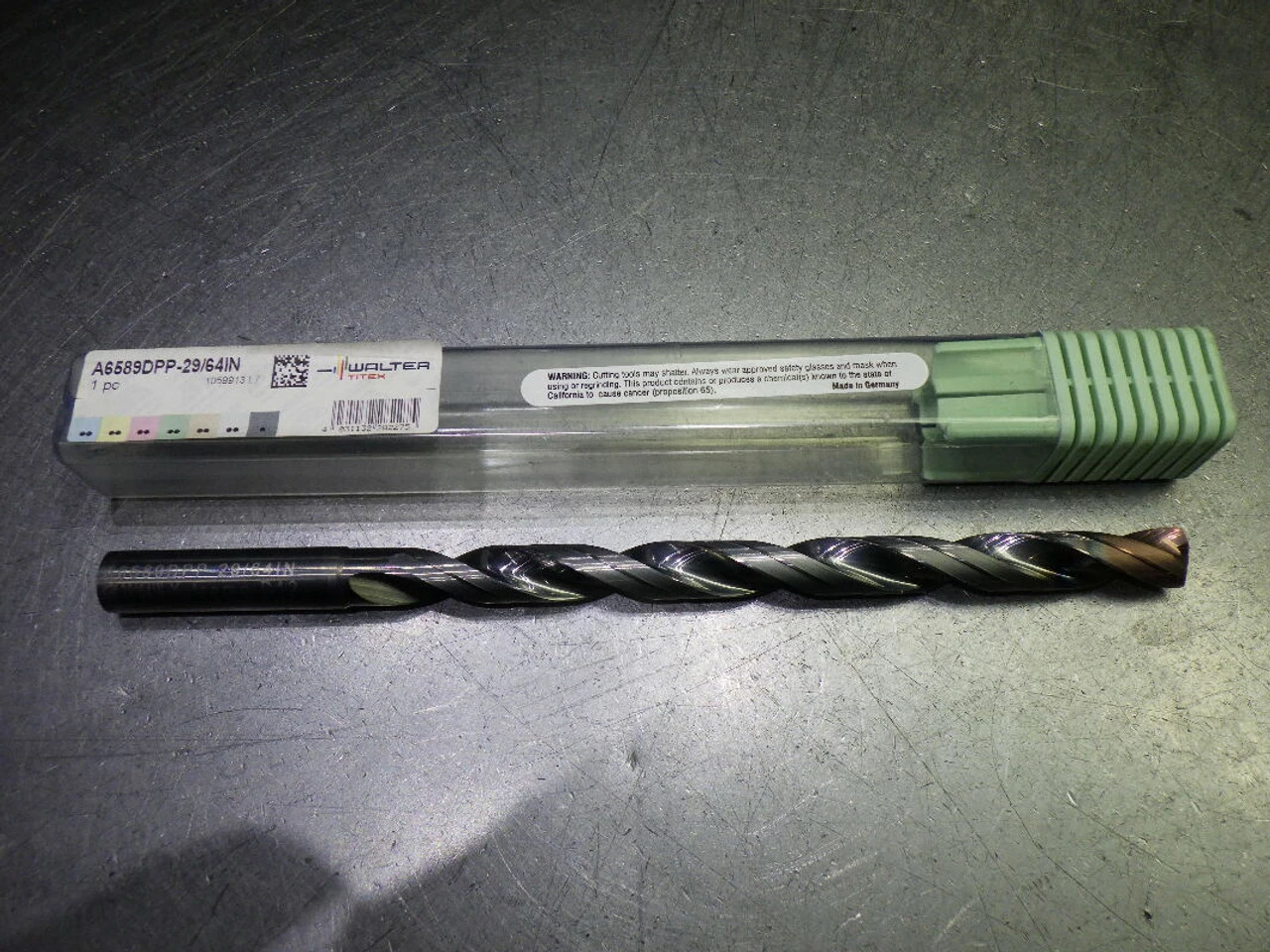 Walter 29/64" Coolant Thru Carbide Drill 12mm Shank A6589DPP-29/64IN (LOC3576)