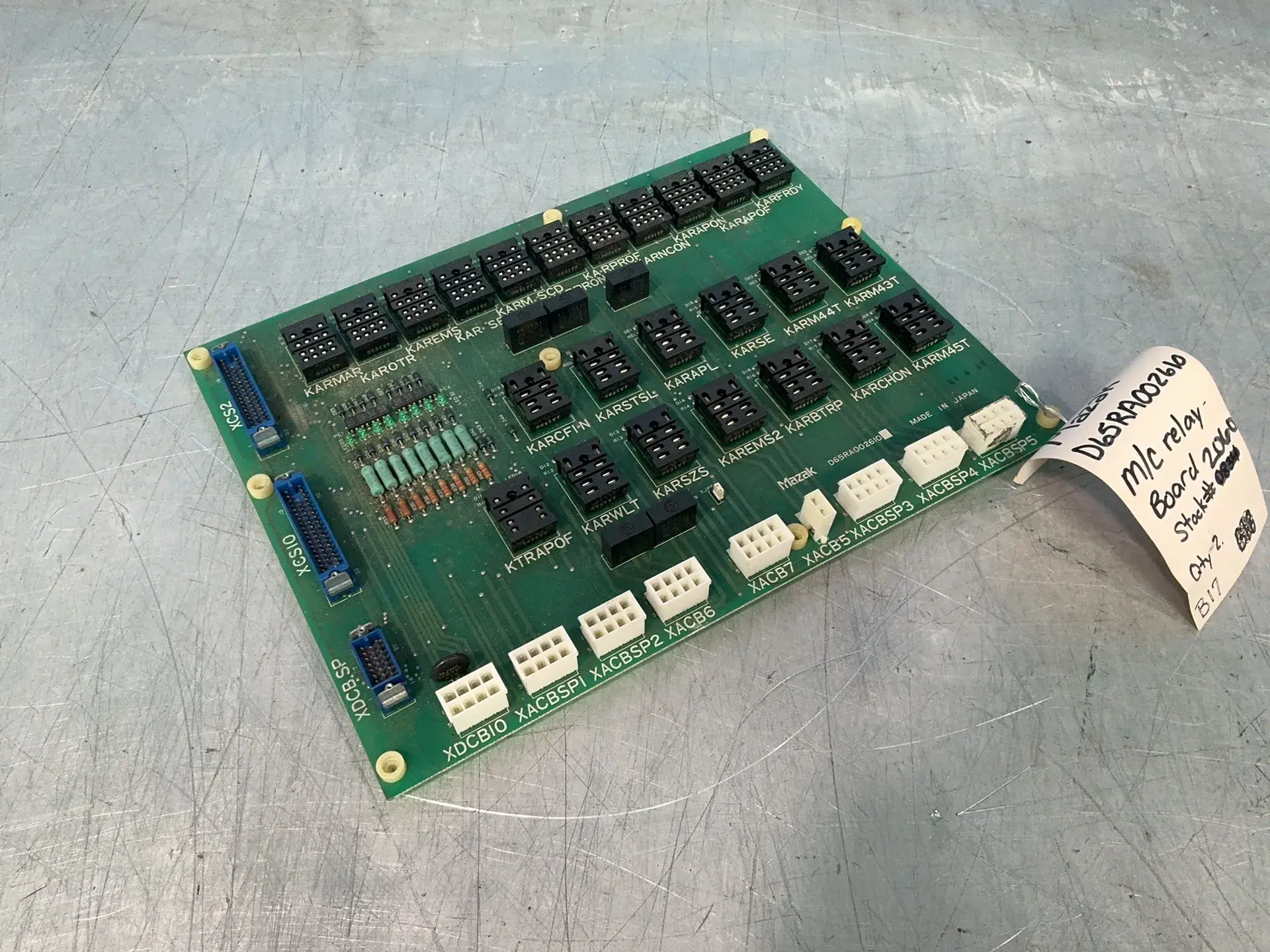 Used MAZAK D65RA002610 I/O Boards & Replacement Parts Ohio US | HGR 24 #1316187