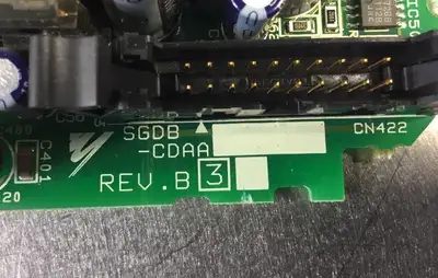 YASKAWA SGDB-CDAA REV.B3 SERVA PAK BOARD. 3B