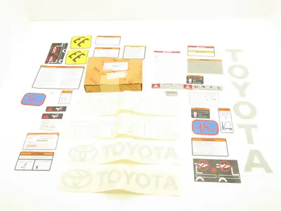 Toyota 04098-U5713-71 Electric Forklift B500 Decal Kit 48V W/Warning Tags