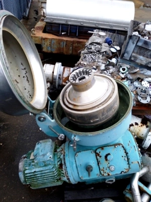 (3) Alfa-Laval TX 310S-34H-50 nozzle centrifuges, 316SS.