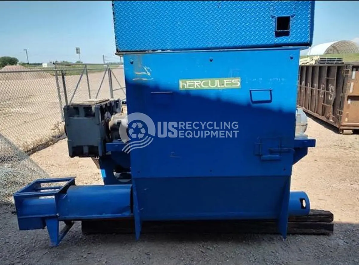 USED HERCULES 70HP SINGLE SHAFT SHREDDER