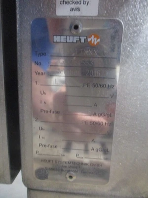 USED HEUFT EXAMINER-XT/REFLEXX-2