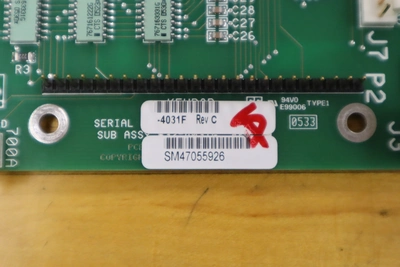 USED USED HAAS PARTS AND TOOLING HAAS 32-4031F SERIAL KEYBOARD PCB