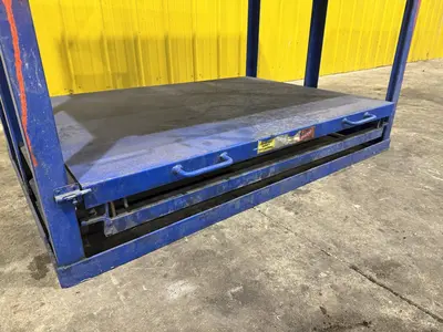 (4) 1,000 LB CAPACITY DIE RACKS W/ SLIDING SHELVES: YOBRO #24478