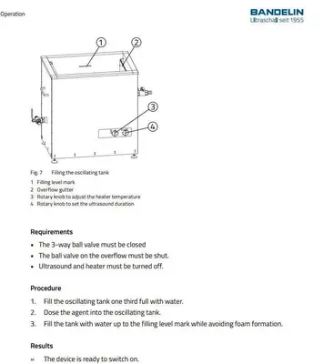 USED BANDELIN ULTRASONE  CLEANER WITH HEATING