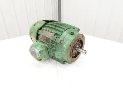 US Motors F-F166-00 AC Motor 2Hp 1730rpm 230/460V 60Hz 3Ph 145TC Frame