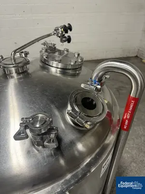 USED Precision 600 Liter Precision Stainless Reactor, 316L S/S, 45/100#