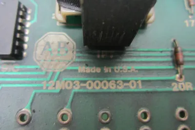 ALLEN BRADLEY 12M03-00063-01 FIRING BOARD 12M030006301
