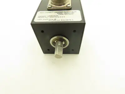 Encoder Products Co. Accu-Coder Rotary Encoder 3/8" Dual Output Shaft 24VDC