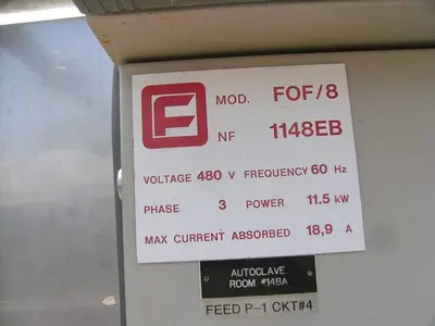 USED 1996 FEDEGARI FOF 8/9