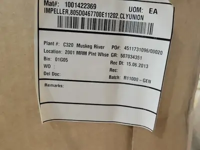 USED CLYDEUNION PUMP 805D0467700E11202