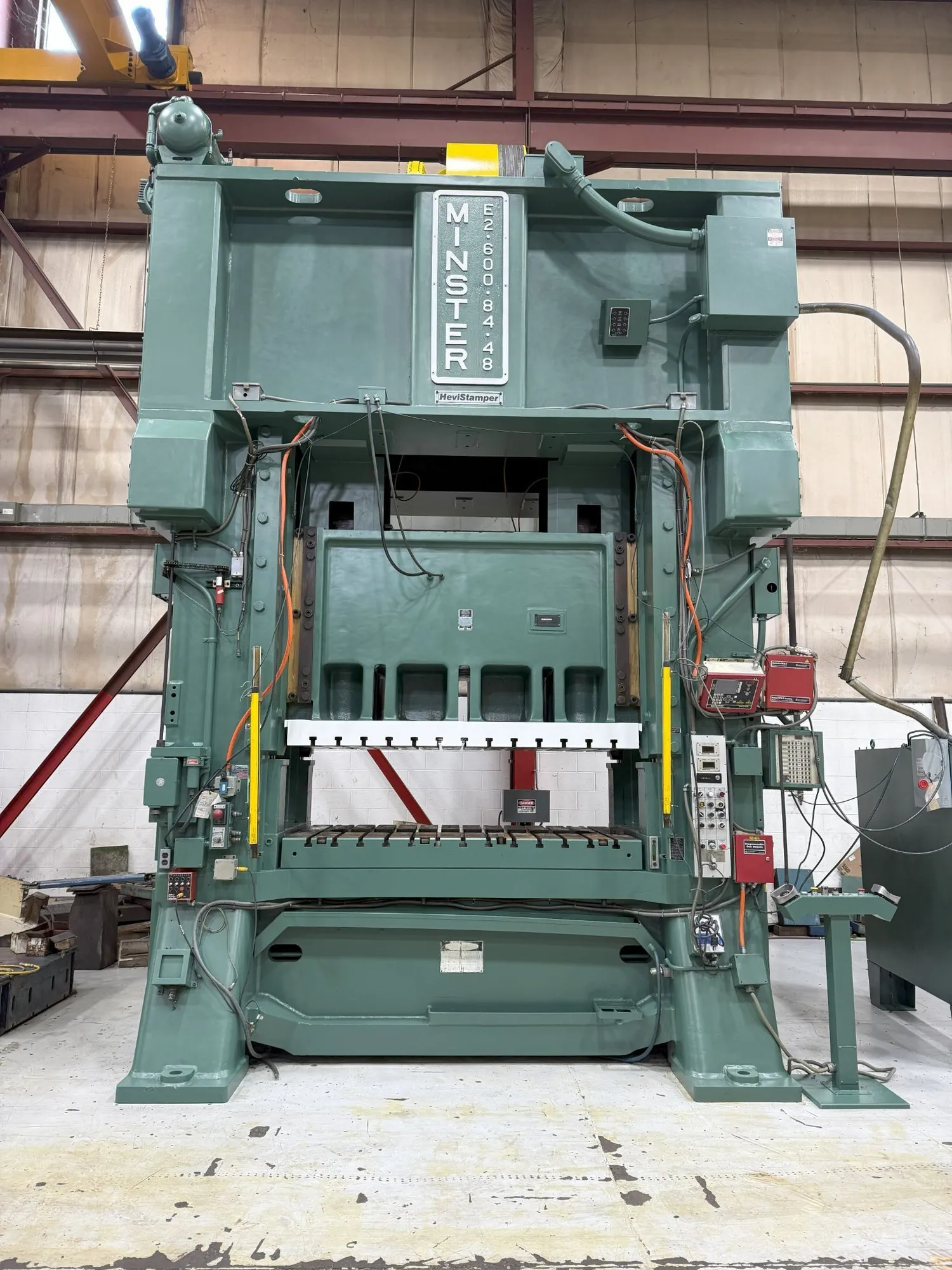 600 Ton Minster Hevistamper Straight Side Mechanical Press