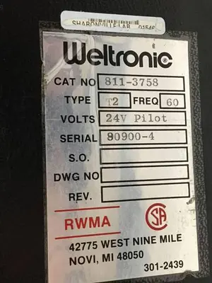 USED WELTRONIC 811-3758