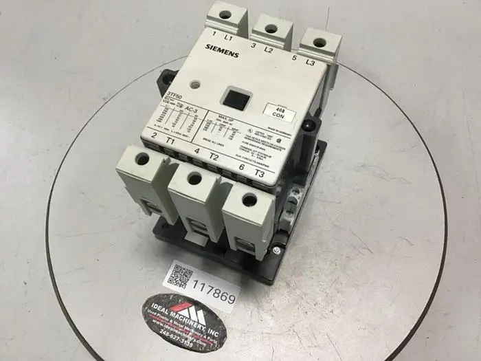 Used SIEMENS 3TF5022-OAK6 PLC Contactors | Ideal Machinery #661184