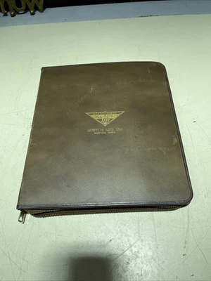Vintage Newton Mfg Co Iowa Sales Sample Sales Builder Binder